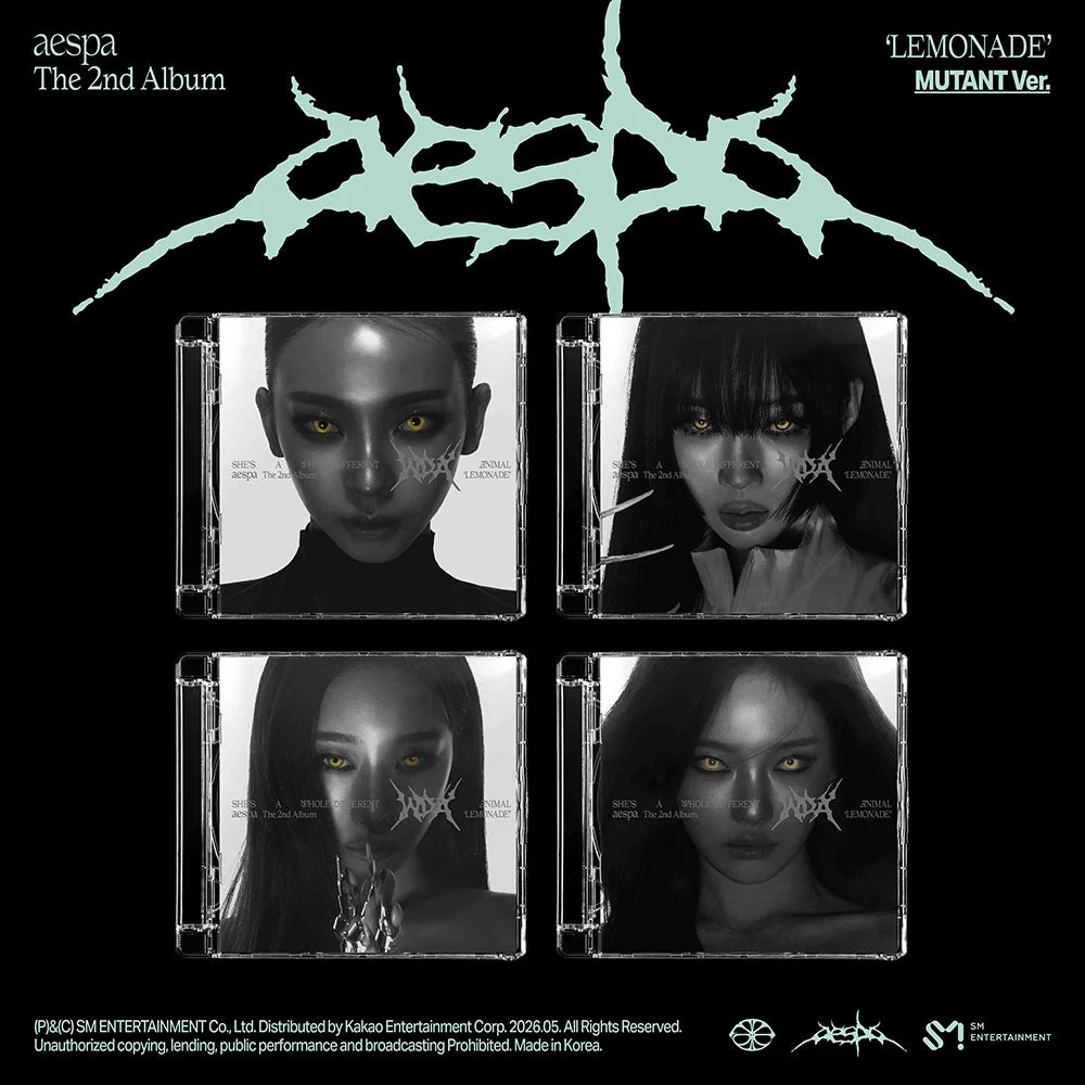 AESPA - LEMONADE 2ND ALBUM MUTANT VER SET
