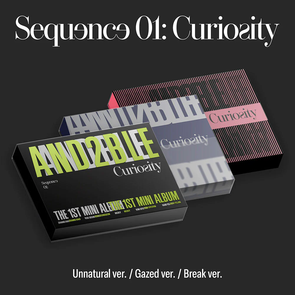 AND2BLE - SEQUENCE 01: CURIOSITY 1ST MINI ALBUM STANDARD SET