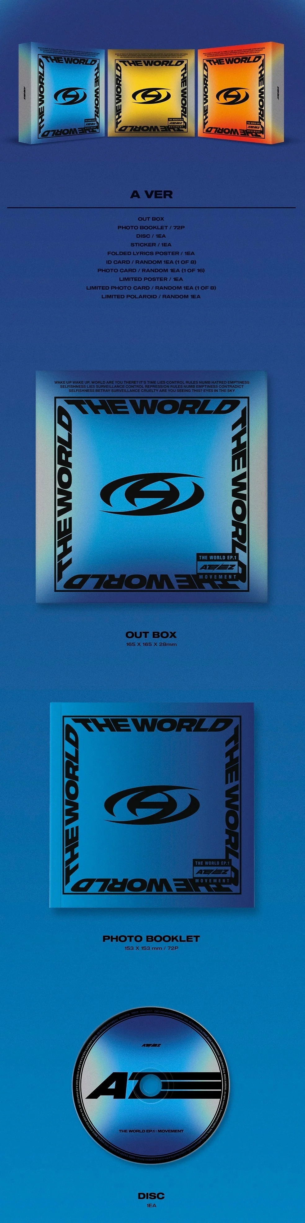 ATEEZ - ALBUM THE WORLD EP.1 MOVEMENT - Image 3