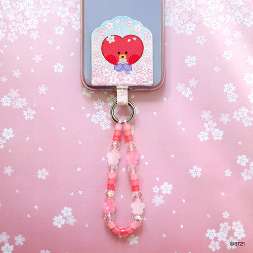 BT21 - CHERRY BLOSSOM MININI PHONE TAG HOLDER - Image 3