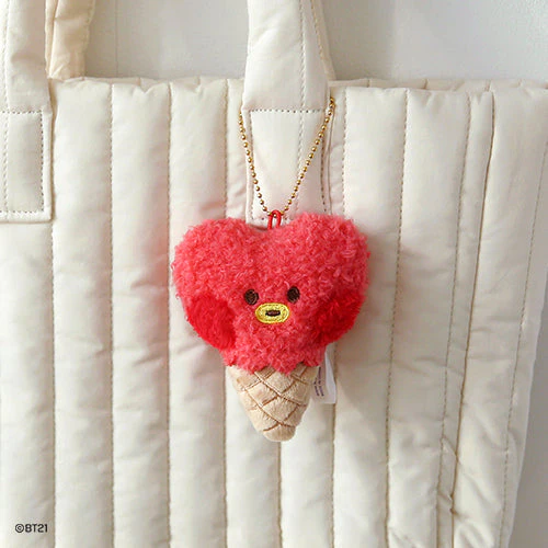 BT21 MININI ICE CREAM PLUSH KEYRING - Image 8