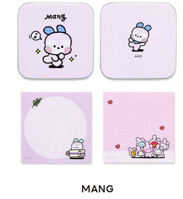 BT21 MININI TIN CASE MEMO PAD - Image 5