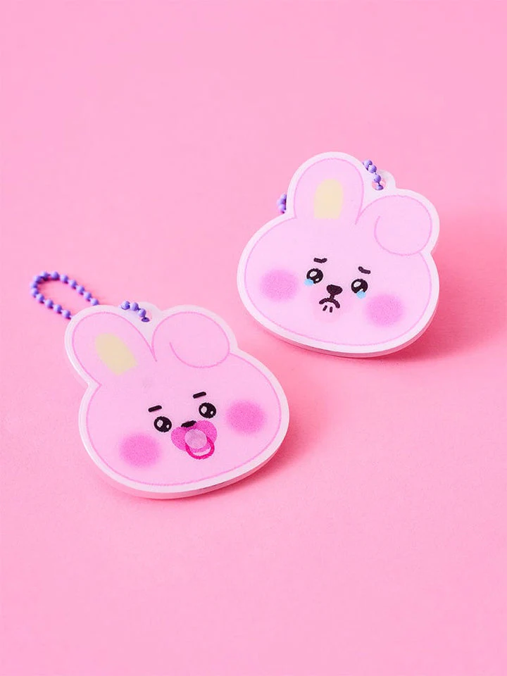 BT21 - NEWBORN BABY LENTICULAR KEYRING COOKY