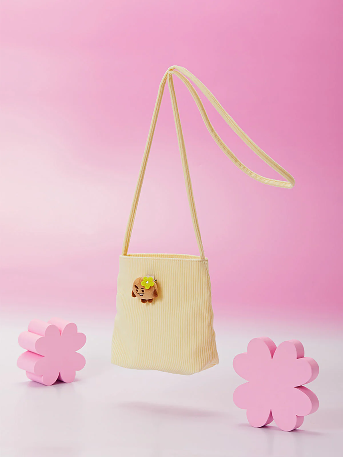 BT21 - SPRING DAYS MINI CORDUROY CROSSBODY BAG SHOOKY - Image 2