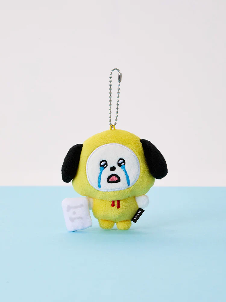BT21 - TODAY'S FACE TEARDROP PLUSH KEYRING - Image 4