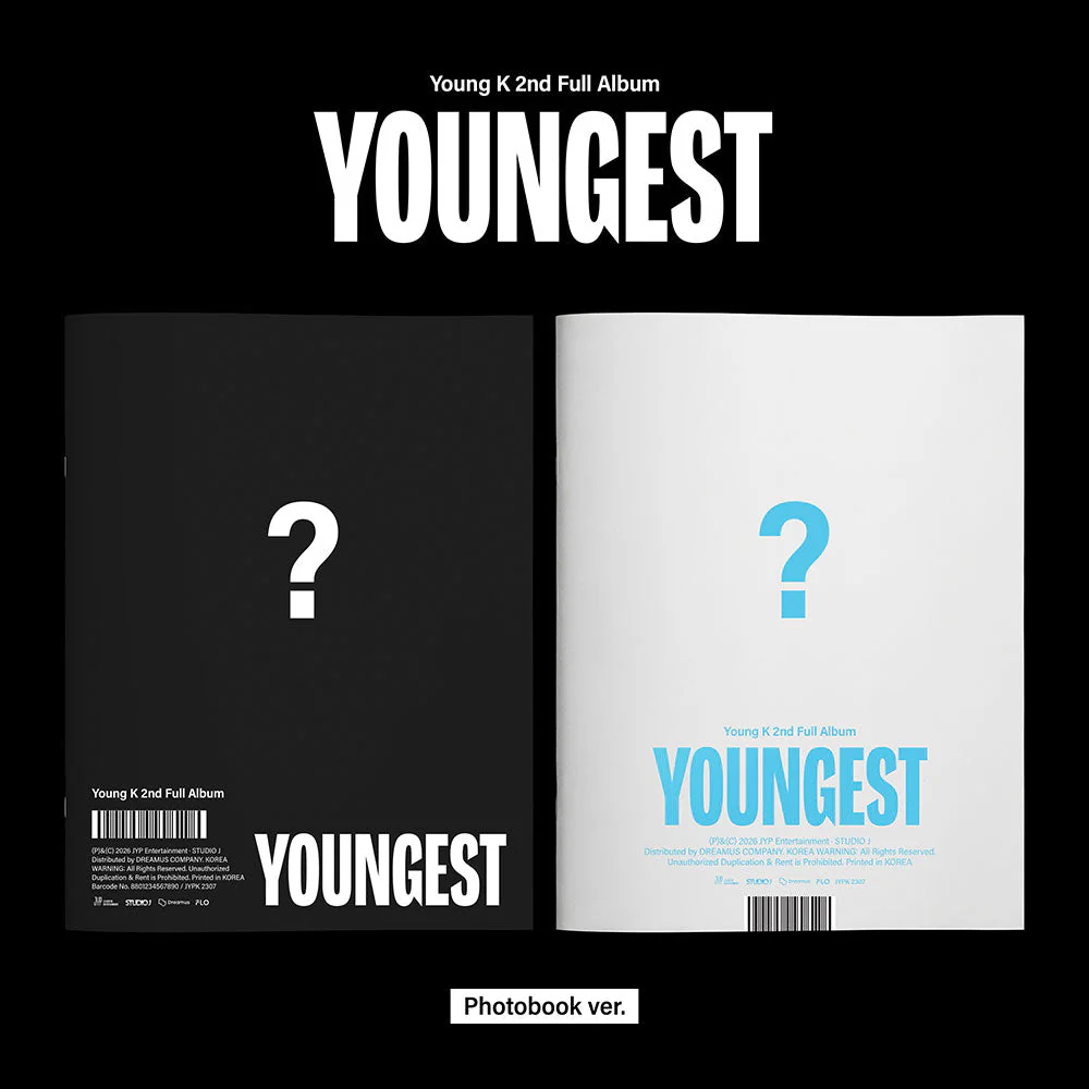 DAY6 YOUNG K - YOUNGEST 2ND FULL ALBUM PHOTOBOOK VER RANDOM