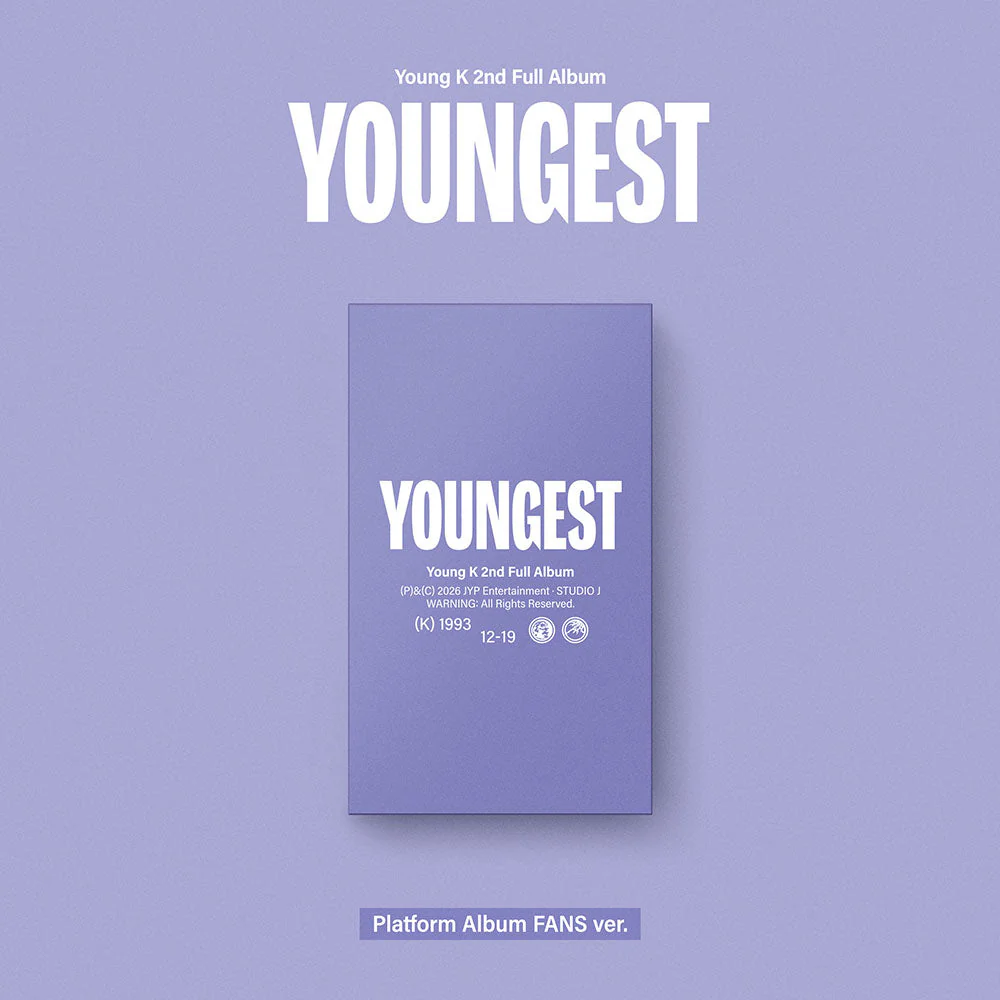 DAY6 YOUNG K - YOUNGEST 2ND FULL ALBUM PLATFORM ALBUM FANS VER
