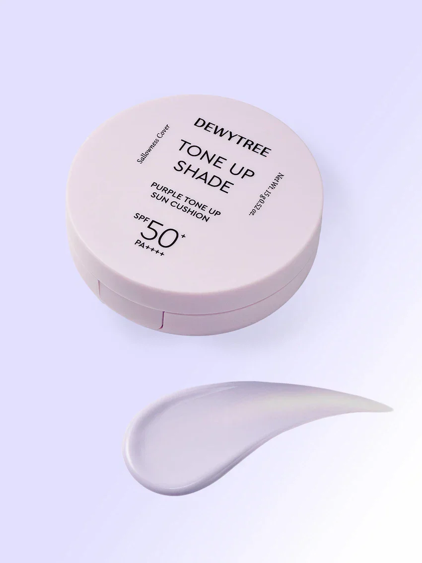 DEWYTREE TONE UP SHADE SUN CUSHION PURPLE