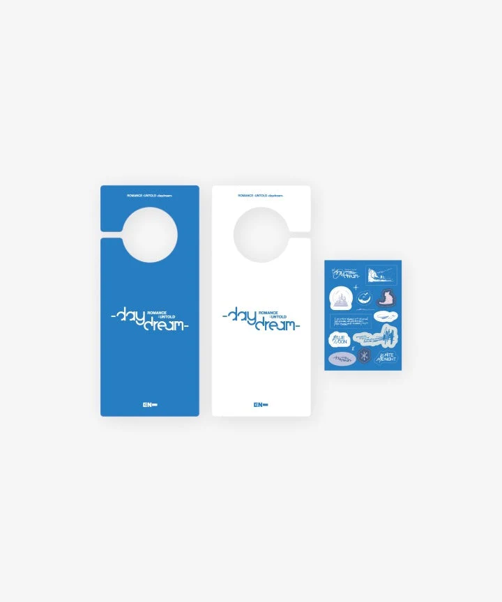 ENHYPEN - ROMANCE : UNTOLD DAYDREAM POP UP OFFICIAL MD DOOR HANGER SACHET & STICKER SET