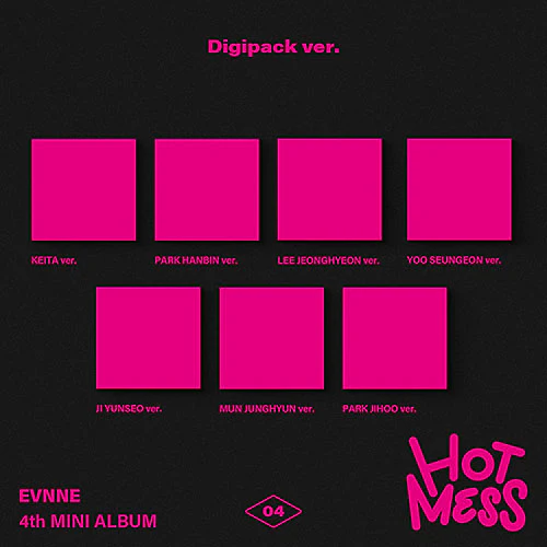 EVNNE - HOT MESS 4TH MINI ALBUM DIGIPACK VER RANDOM