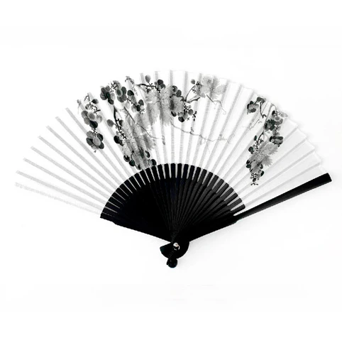 GARDEN OF OJUKHEON GRAPE FOLDING FAN (INK)