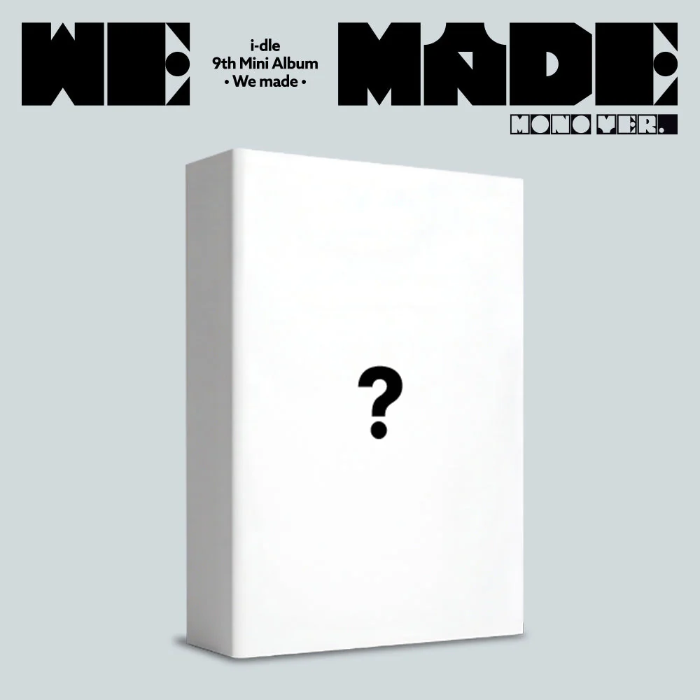 I-DLE - WE MADE 9TH MINI ALBUM MONO VER