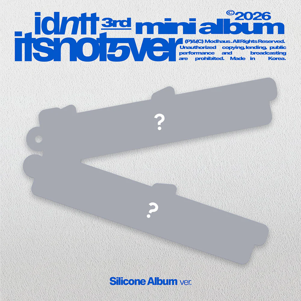 IDNTT - ITSNOTOVER 3RD MINI ALBUM SILICONE ALBUM VER