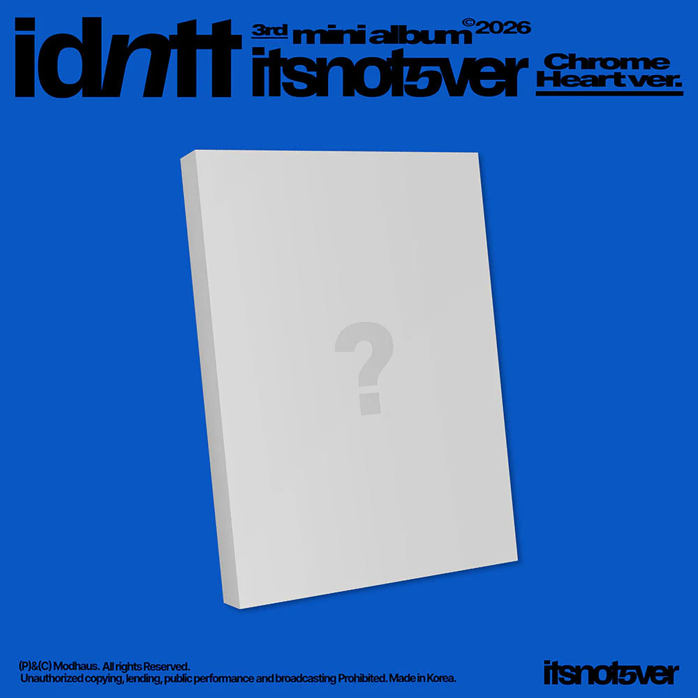 IDNTT - ITSNOTOVER 3RD MINI ALBUM STANDARD CHROME HEART VER