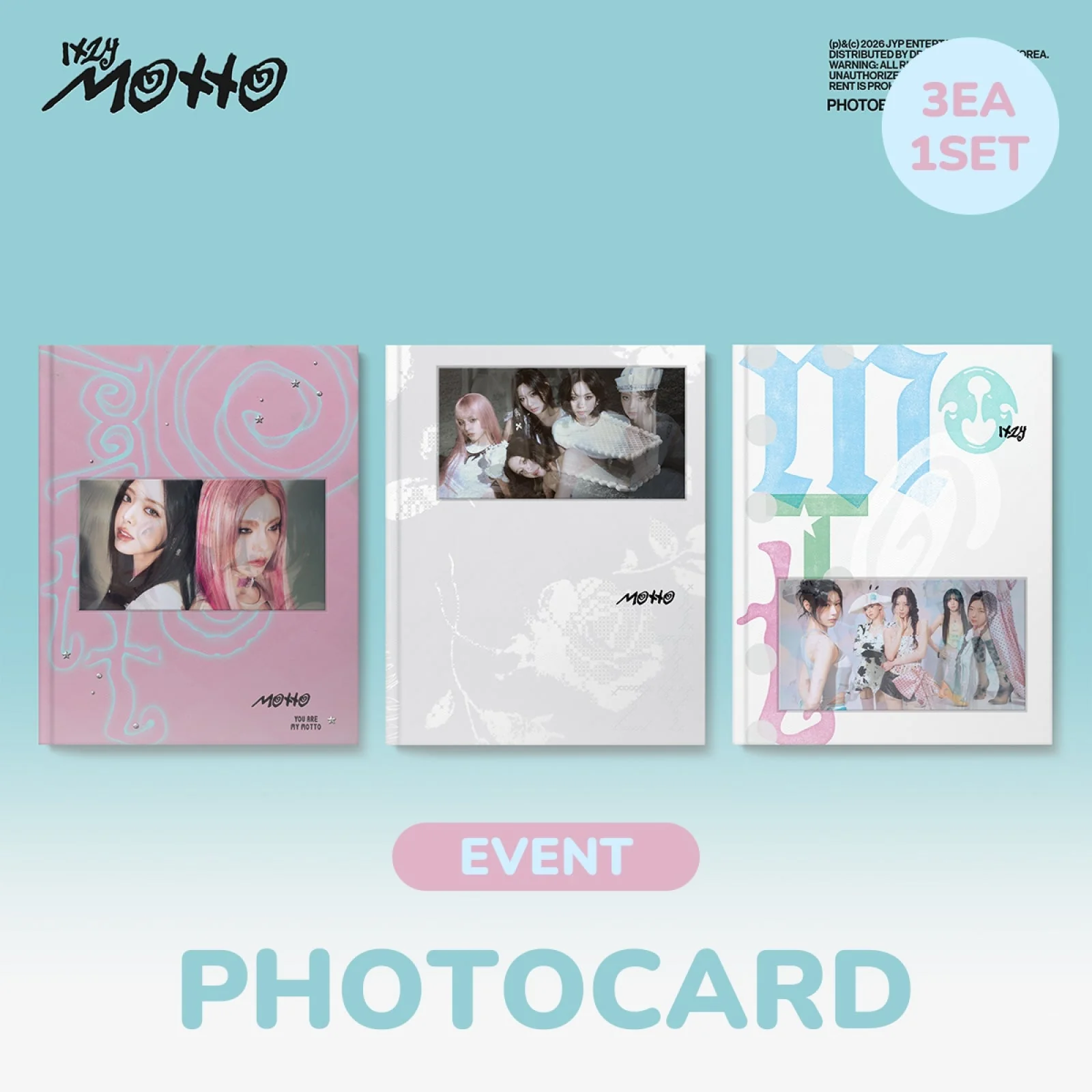 ITZY - MOTTO MINI ALBUM WITHMUU GIFT PHOTOBOOK VER SET