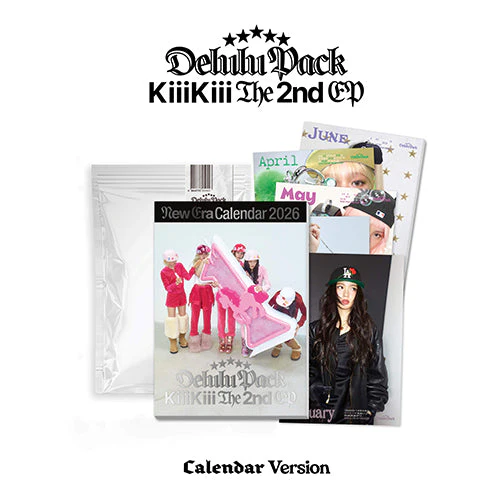 KIIIKIII - DELULU PACK 2ND EP ALBUM STANDARD CALENDAR VER