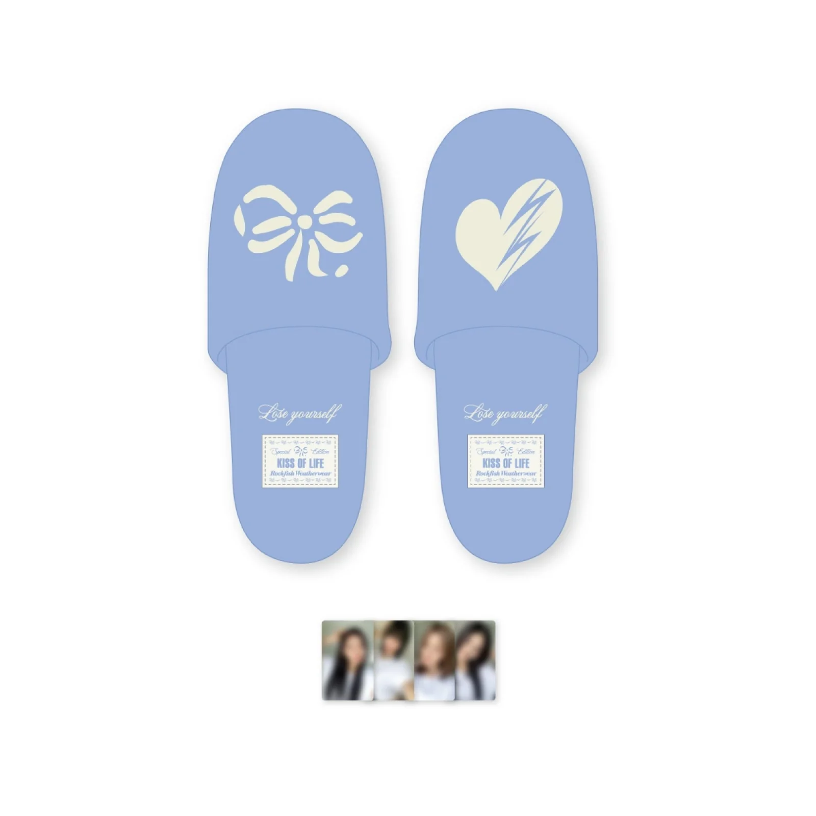 KISS OF LIFE - LOVE YOURSELF 3RD MINI ALBUM POP UP OFFICIAL MD ROOM SLIPPER