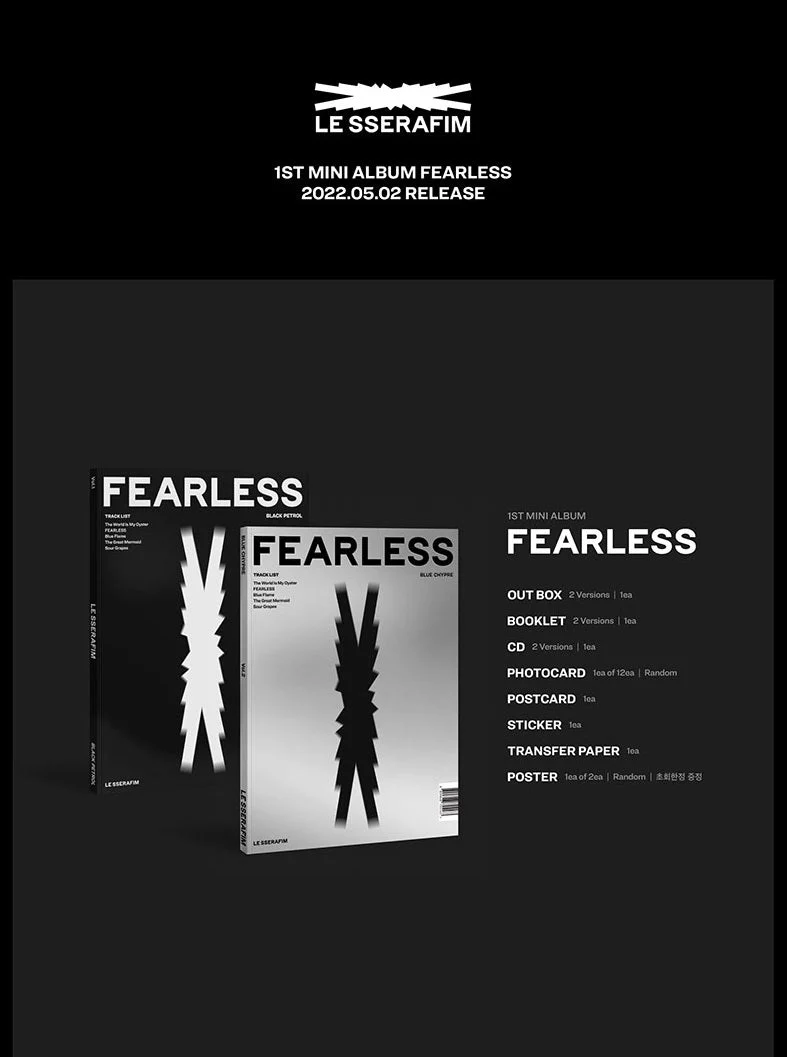 LE SSERAFIM - 1ST MINI ALBUM FEARLESS - Image 2