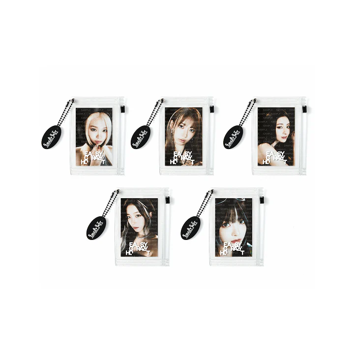 LE SSERAFIM - EASY CRAZY HOT 2025 TOUR OFFICIAL MD PHOTO CARD POUCH SET