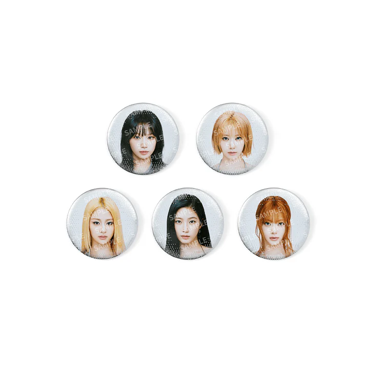 LE SSERAFIM - PUREFLOW 2026 TOUR OFFICIAL MD LUCKY DRAW (PHOTO CAN BADGE)