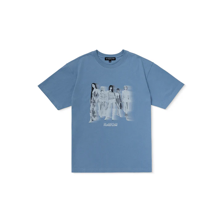 LE SSERAFIM - PUREFLOW 2026 TOUR OFFICIAL MD PHOTO S/S T-SHIRT