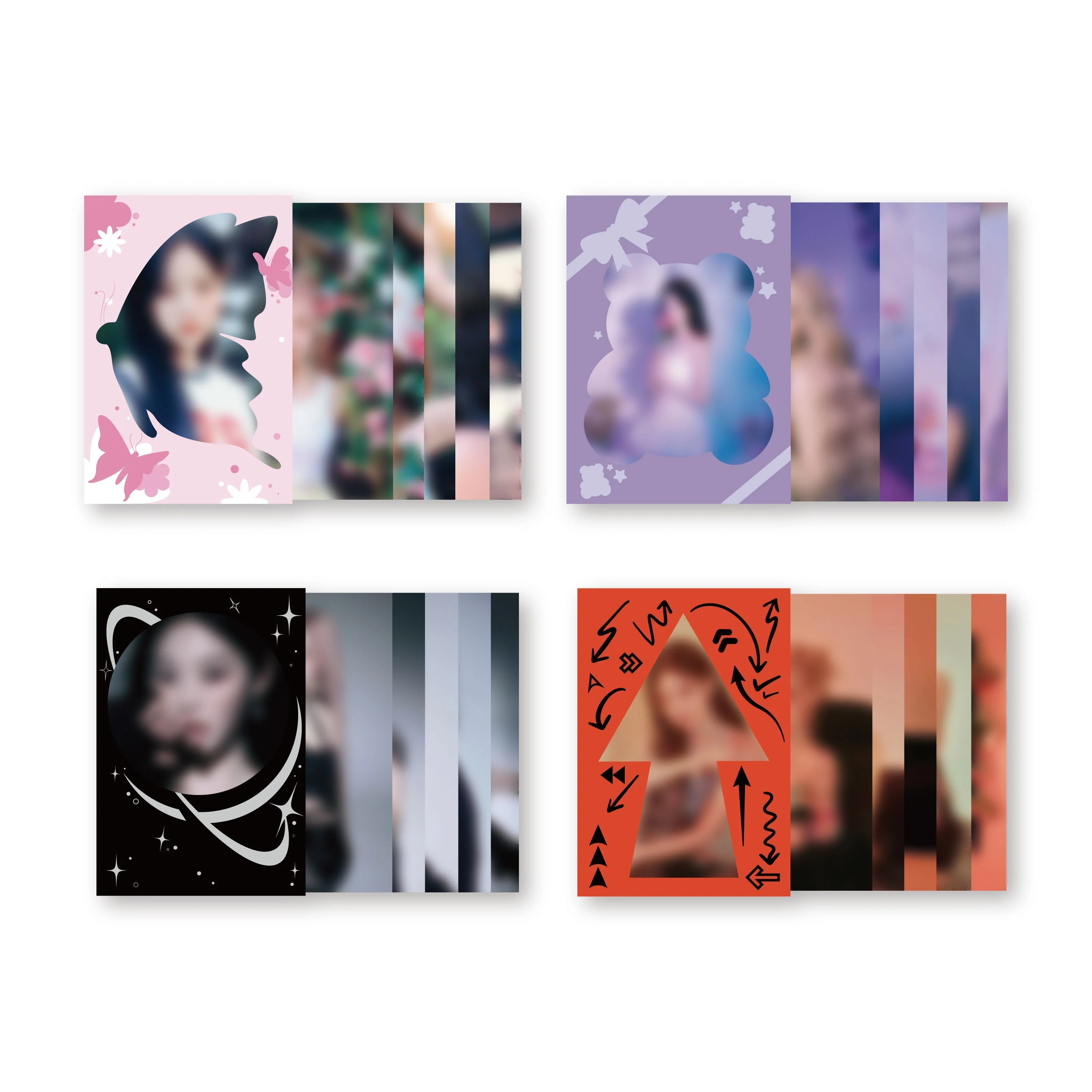 LOOSSEMBLE - ONE OF A KIND 2ND MINI ALBUM OFFICIAL MD POSTCARD SET