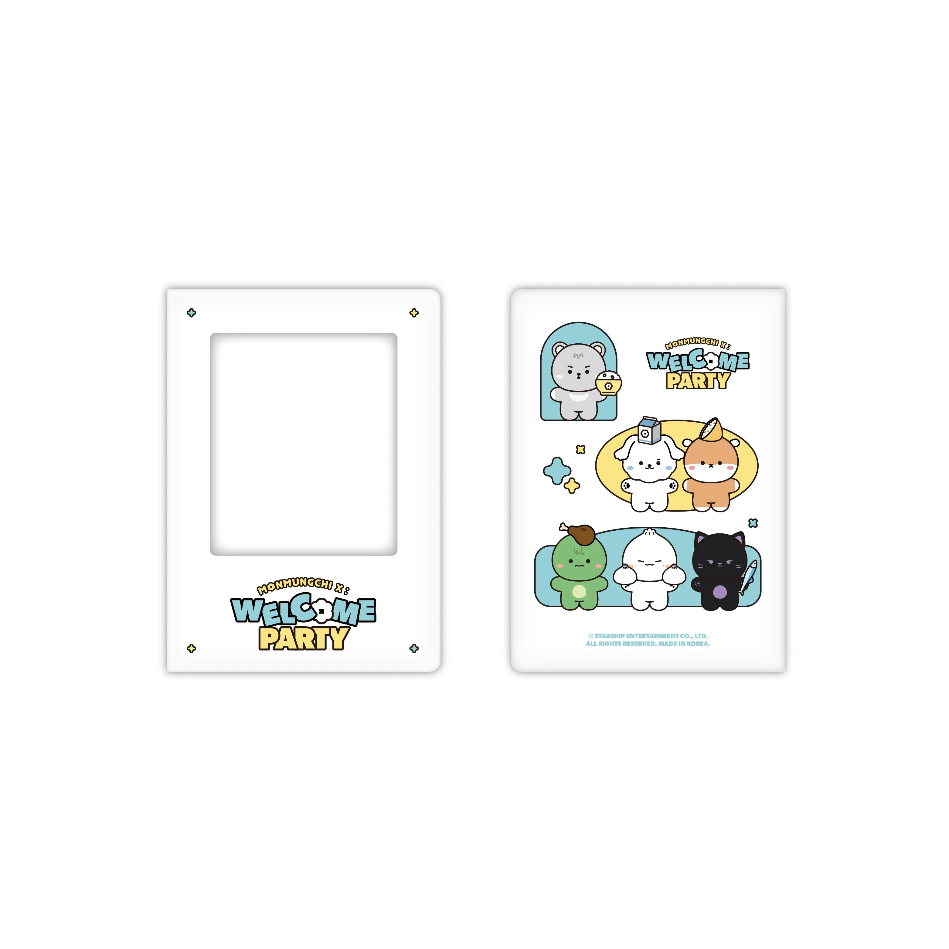 MONSTA X - MONMUGCHI X : WELCOME PARTY POP UP STORE OFFICIAL MD MONMUNGCHI X PHOTOCRD BINDER