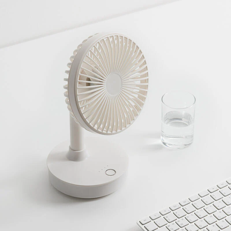 OSCILLATING DESK FAN WHITE