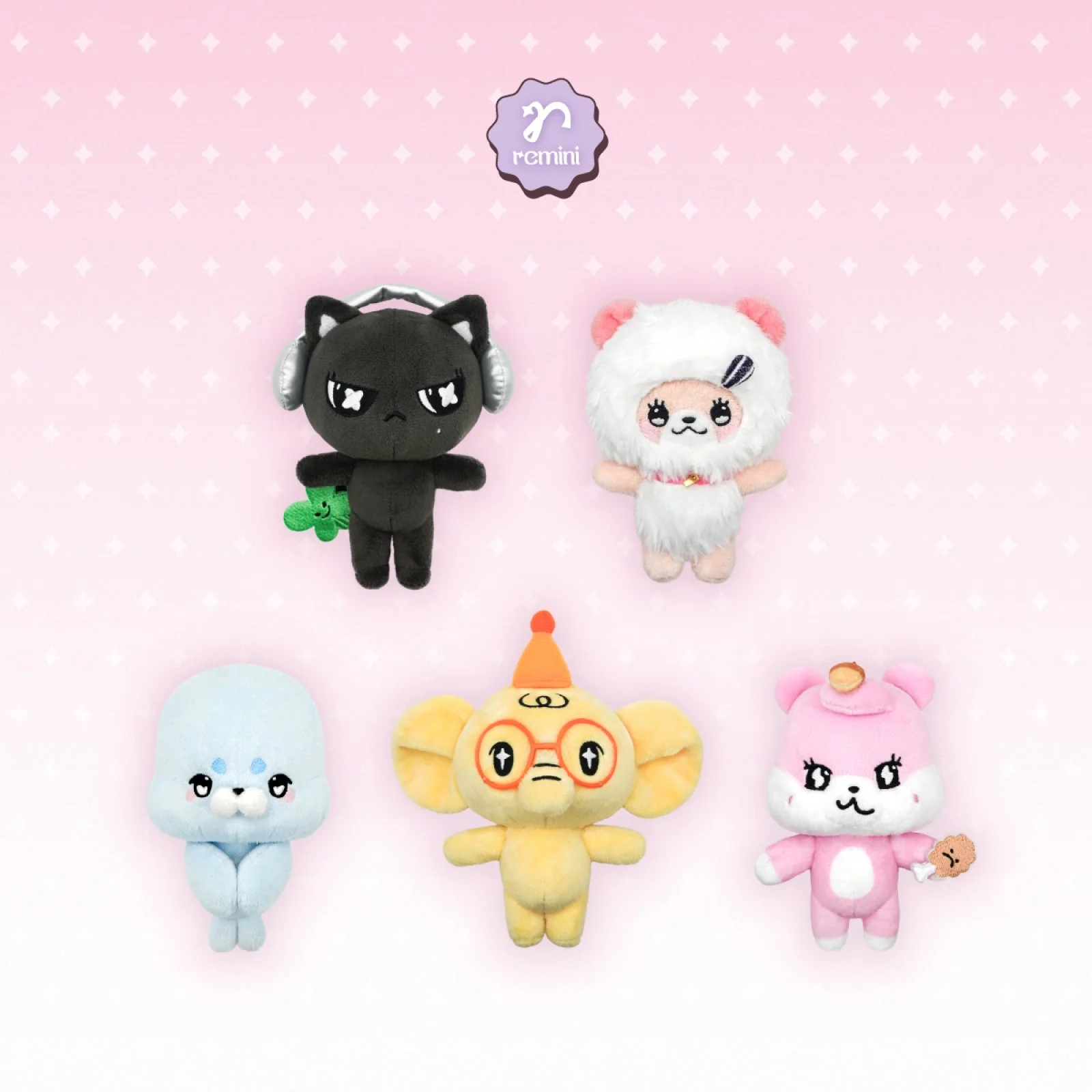 RESCENE - OFFICIAL PLUSH KEYRING REMINI