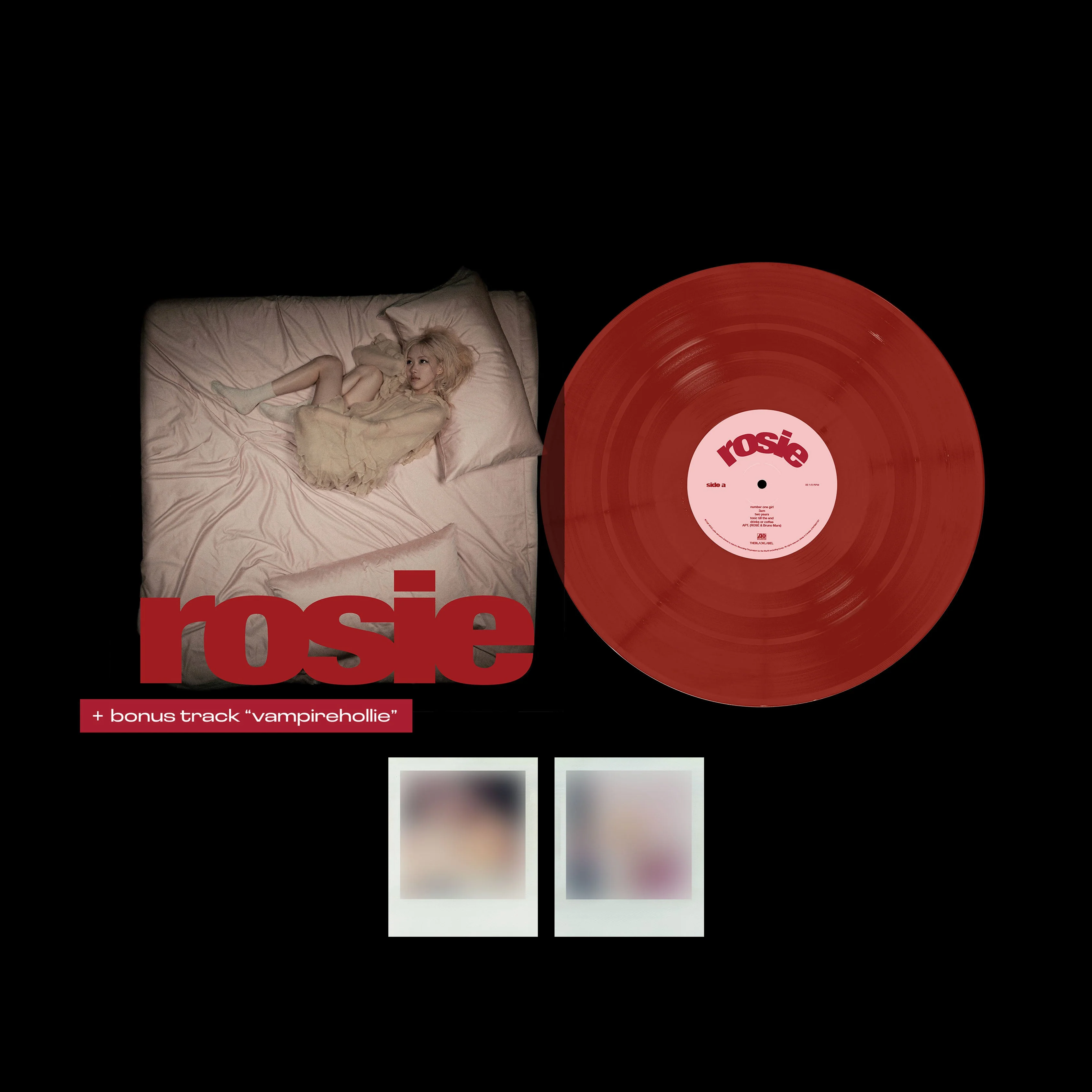 ROSE - ROSIE FIRST STUDIO ALBUM VINYL VAMPIREHOLLIE EDITION RED