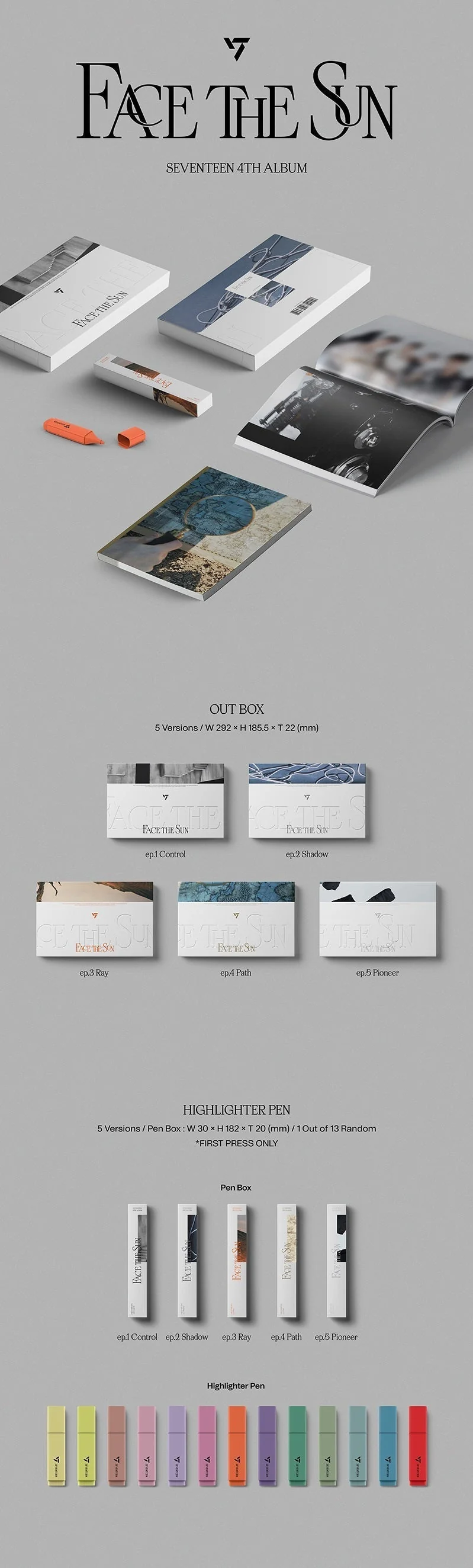 SEVENTEEN - 4TH FULL ALBUM FACE THE SUN - Image 2