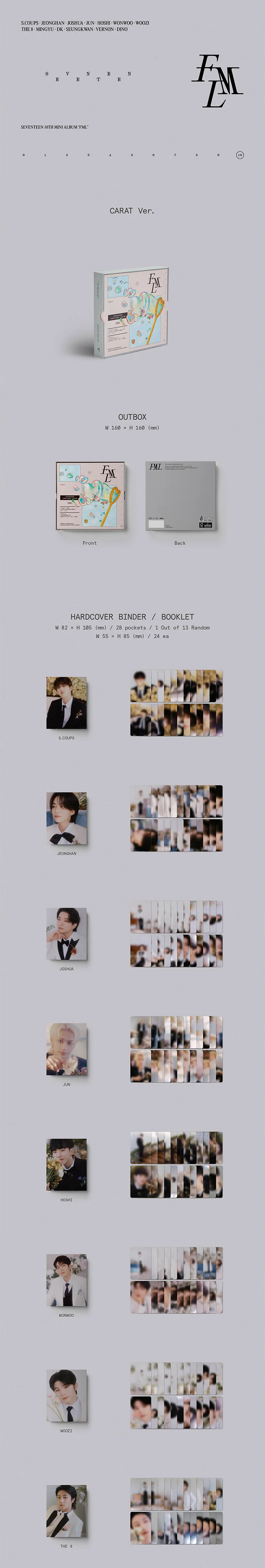 SEVENTEEN - FML 10TH MINI ALBUM CARAT VER. WEVERSE GIFT VER. - Image 2