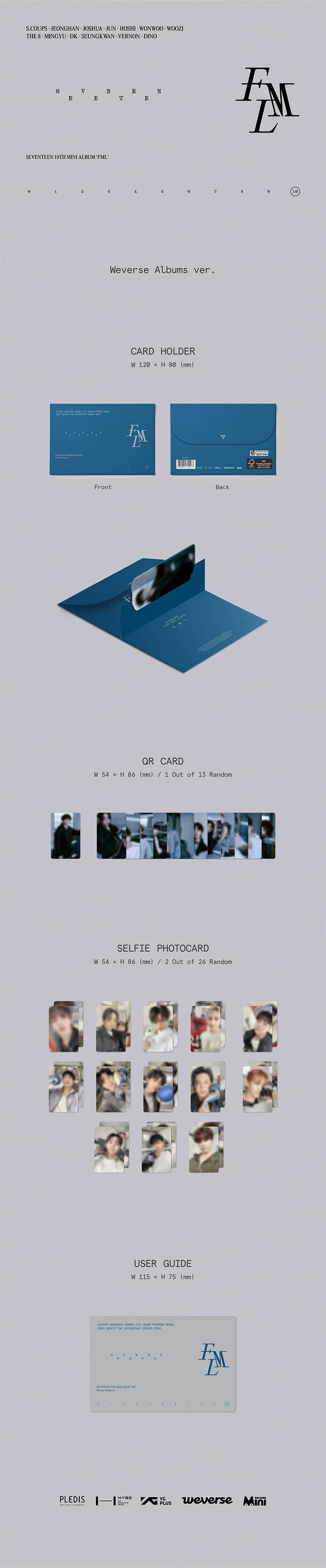 SEVENTEEN - FML 10TH MINI ALBUM WEVERSE ALBUMS VER. WEVERSE GIFT VER. - Image 2