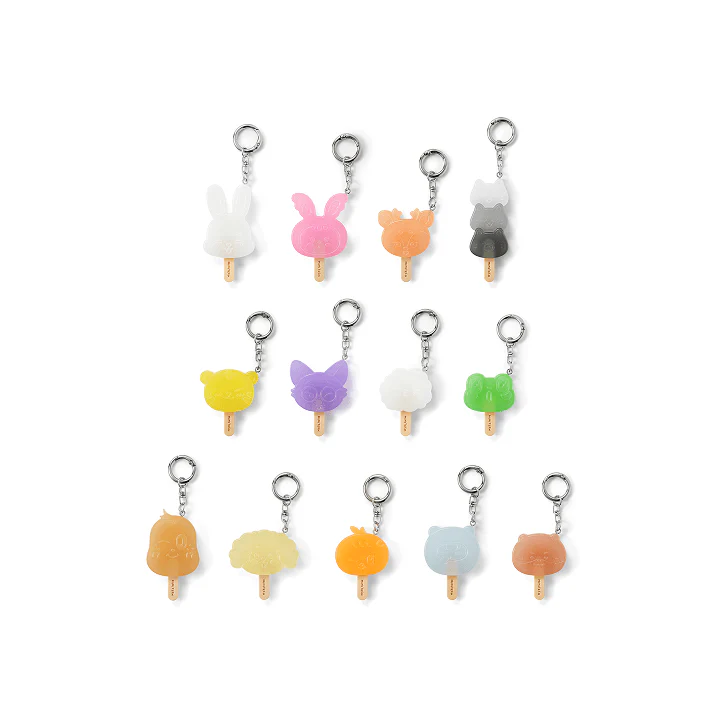 SEVENTEEN - ICE CREAM WITH MINITEEN CHARACTER POP UP OFFICIAL MD LUCKY DRAW (RANDOM MINI KEYRING)