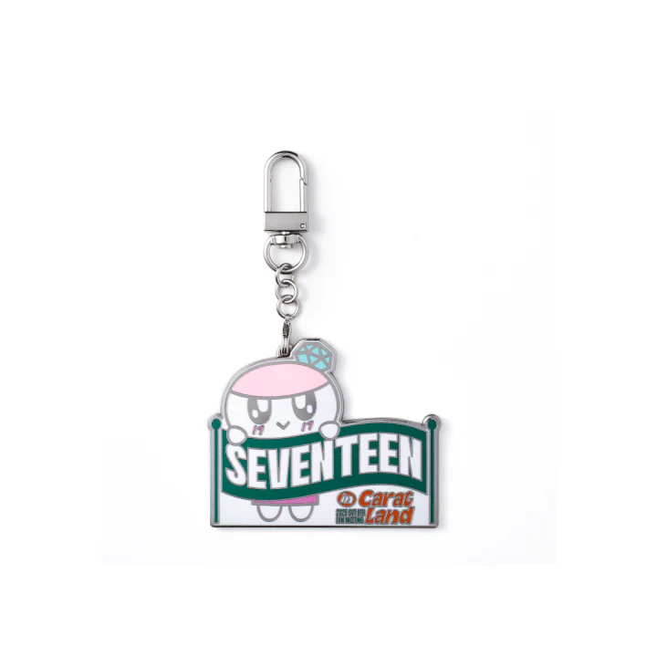 SEVENTEEN - SEVENTEEN IN CARATLAND 2025 9TH FAN MEETING OFFICIAL MD BONGBONGEE METAL MAGNET KEYRING