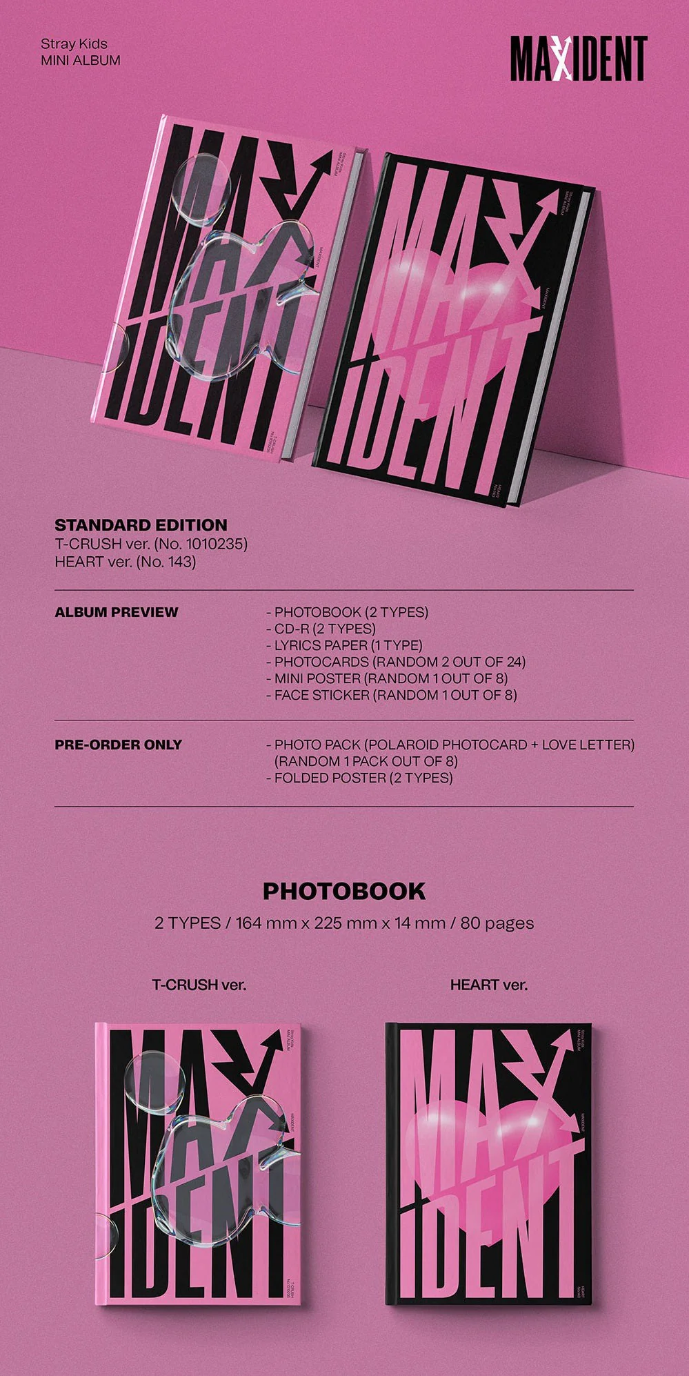 STRAY KIDS - 7TH MINI ALBUM MAXIDENT STANDARD EDITION - Image 2