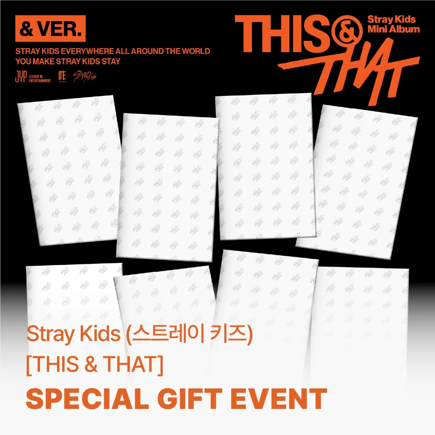 STRAY KIDS - THIS & THAT 10TH MINI ALBUM SOUNDWAVE GIFT & VER RANDOM