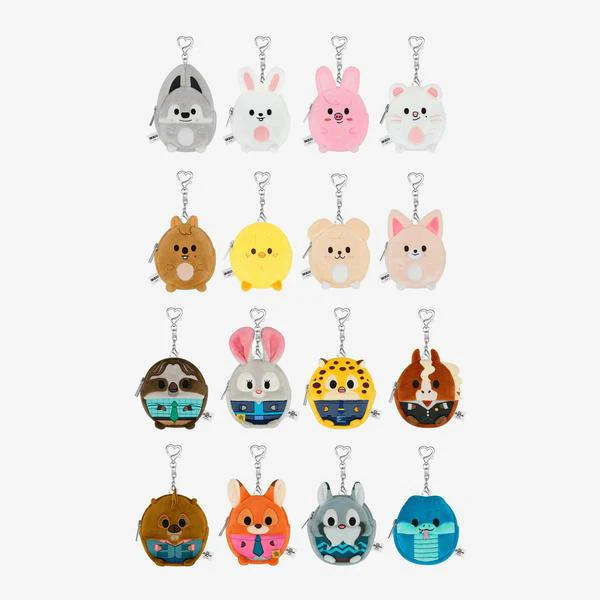 STRAY KIDS - ZOOTOPIA 2 SKZOO POP UP OFFICIAL MD PLUSH COIN POUCH