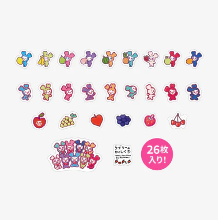 TWICE - JAPAN DEBUT 9TH ANNIVERSARY OFFICIAL MD FLAKE STICKER SET