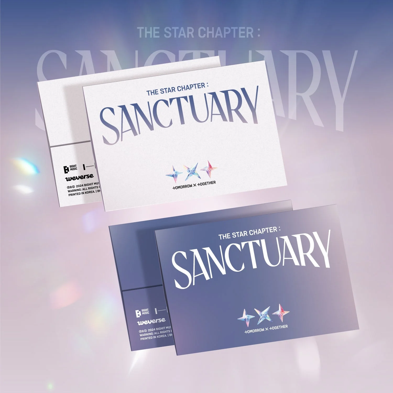 TXT - THE STAR CHAPTER : SANCTUARY 7TH MINI ALBUM WEVERSE ALBUMS VER RANDOM