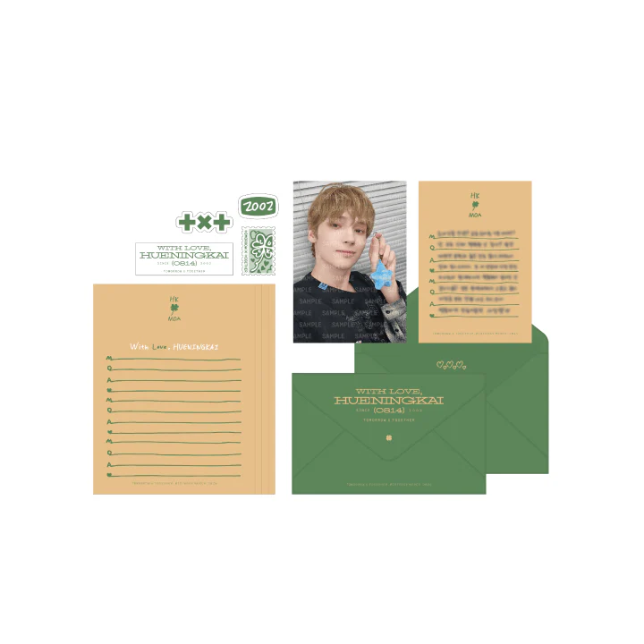 TXT - WITH LOVE, HUENINGKAI OFFICIAL MD LETTER SET